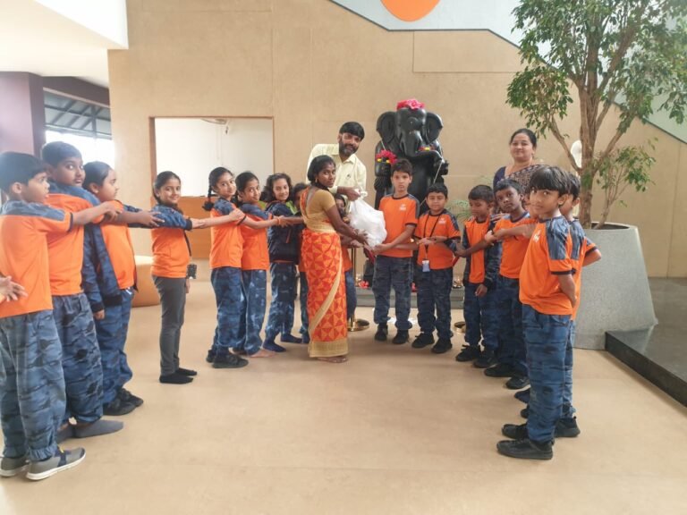Parents visiting Skalvi International School JP Nagar campus